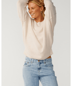Rip Curl Emily Sweater in ECRU MARLE