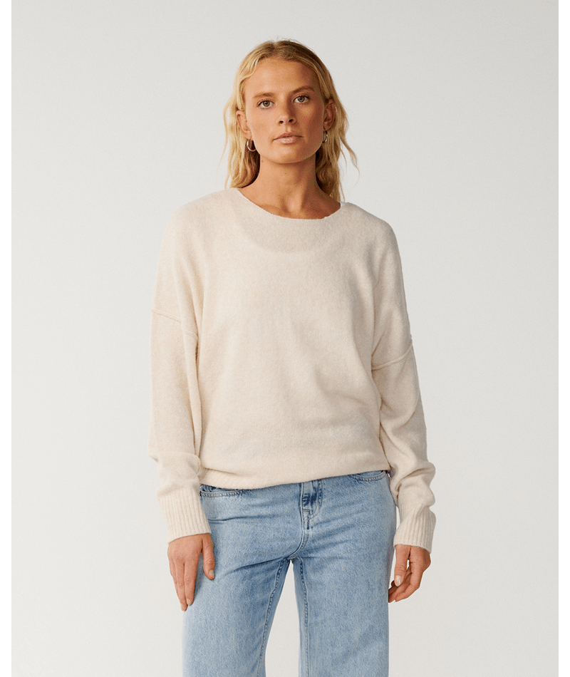 Rip Curl Emily Sweater in ECRU MARLE