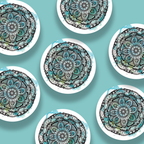 Trevena & Co Mandala Watercolour Vinyl Sticker in Single