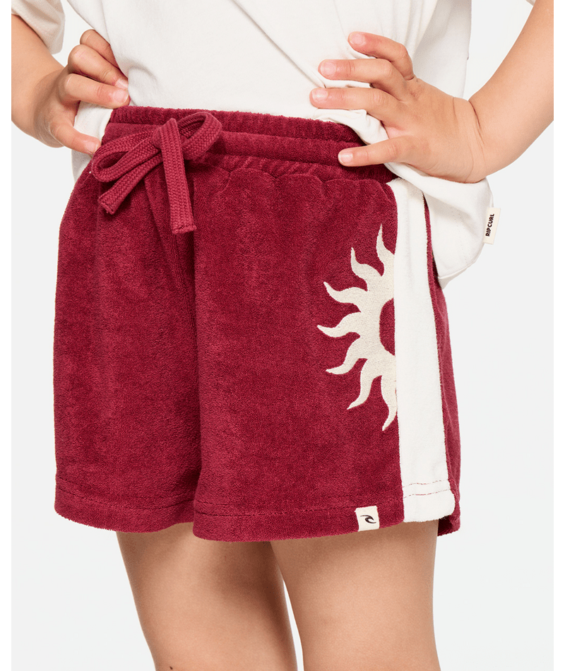 Rip Curl Road Trip Terry Short - Girl in PLUM