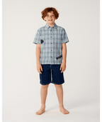Rip Curl Hyped Up Denim Walkshort-Boy in True Indigo