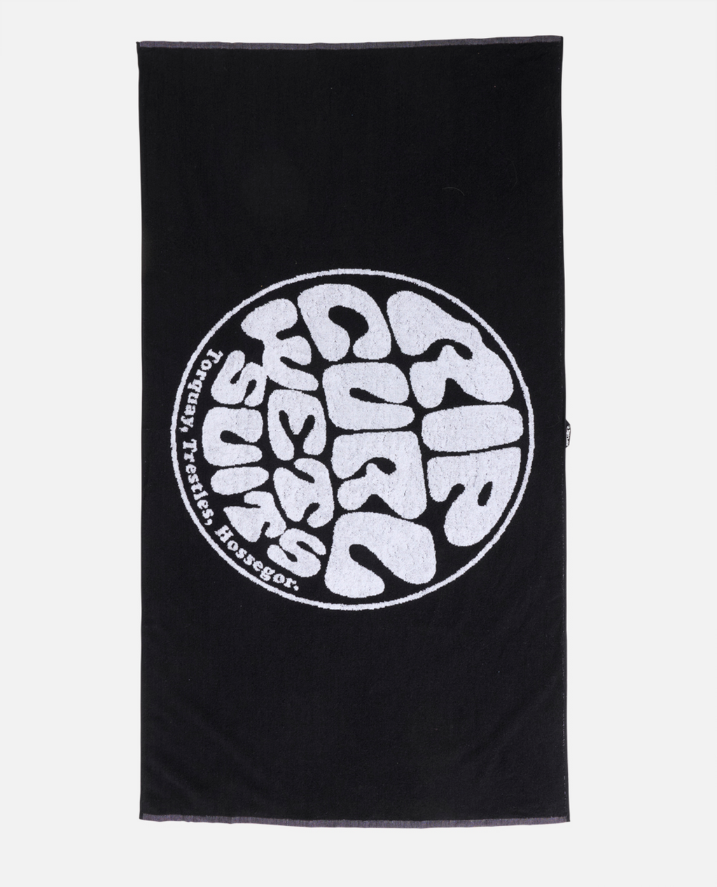 Rip Curl Logos Towel in BLACK
