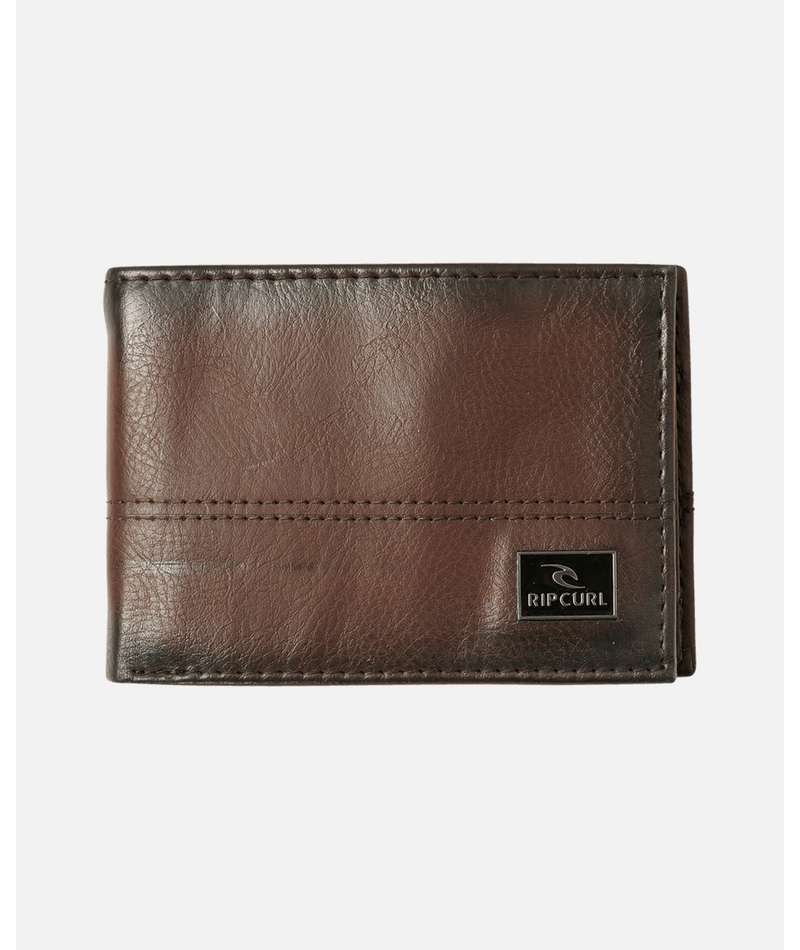 Rip Curl Corpawatu Icon Pu Slim in BLACK/TAN