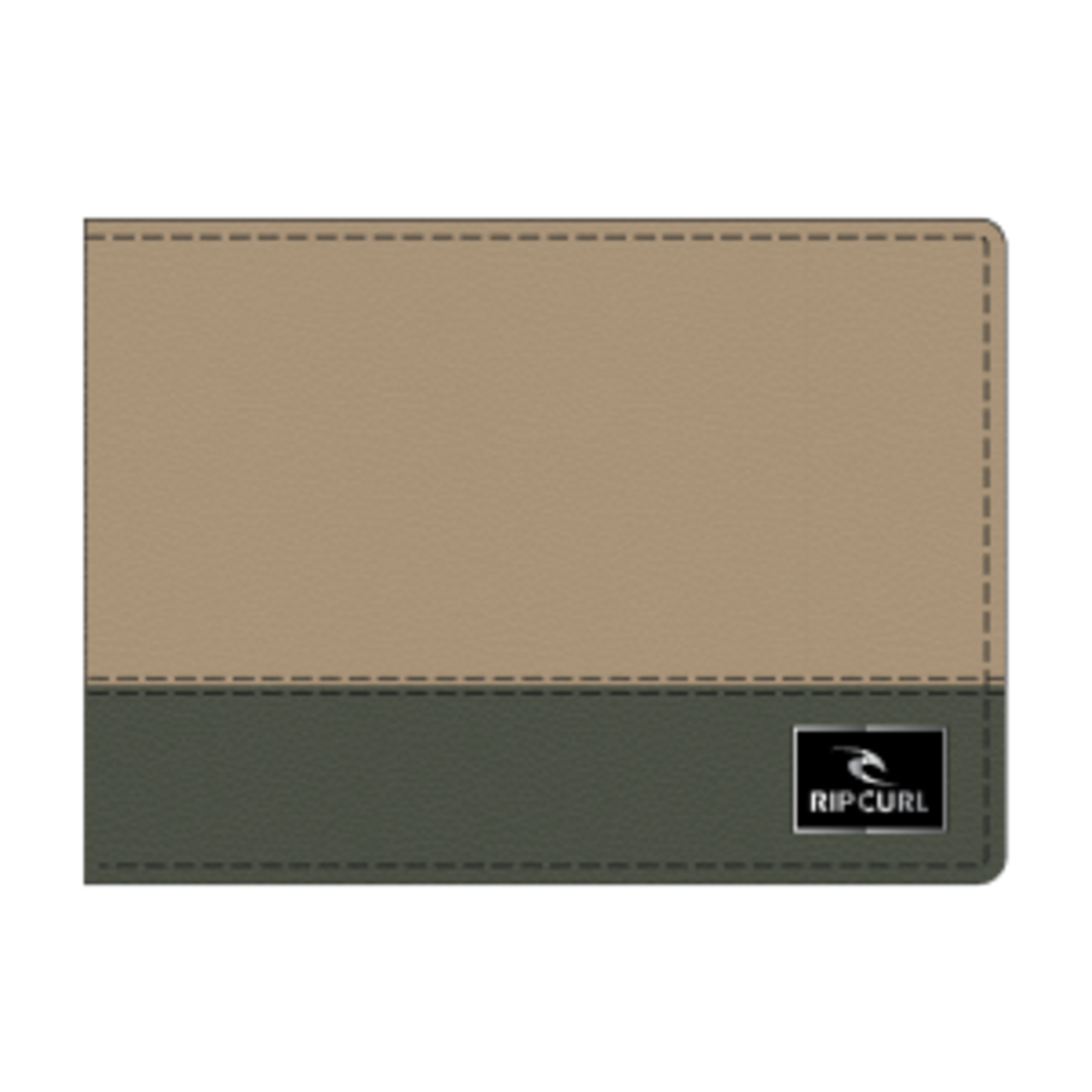 Rip Curl Corpawatu Icon Pu Slim in DARK KHAKI