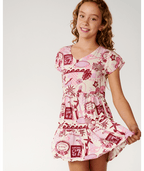 Rip Curl Costa Del Sol Woven Dress-Girl in LILAC