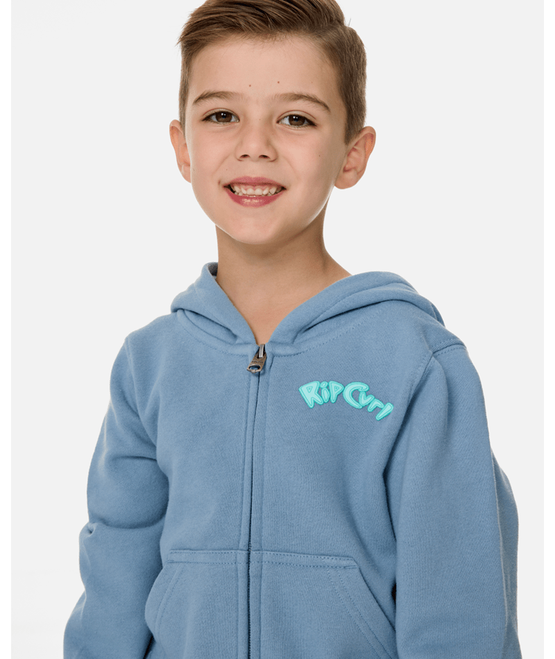 Rip Curl Ride The Wave Z/T Fleece -Boy in FADED DENIM