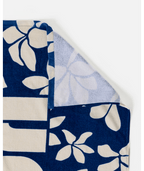 Rip Curl Mixed Towel in Blue/Off White