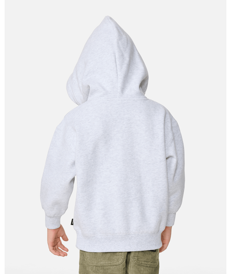 Rip Curl Ride The Wave Hood - Boy in LIGHT GREY HEATHER
