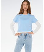 Rip Curl Aggie Relaxed Jeans - Kids in VINTAGE BLUE