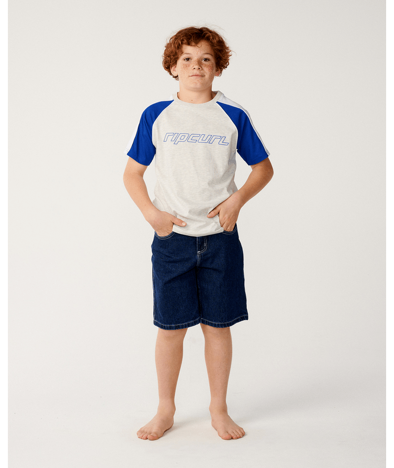 Rip Curl Medina Script Walkshort-Boy in True Indigo