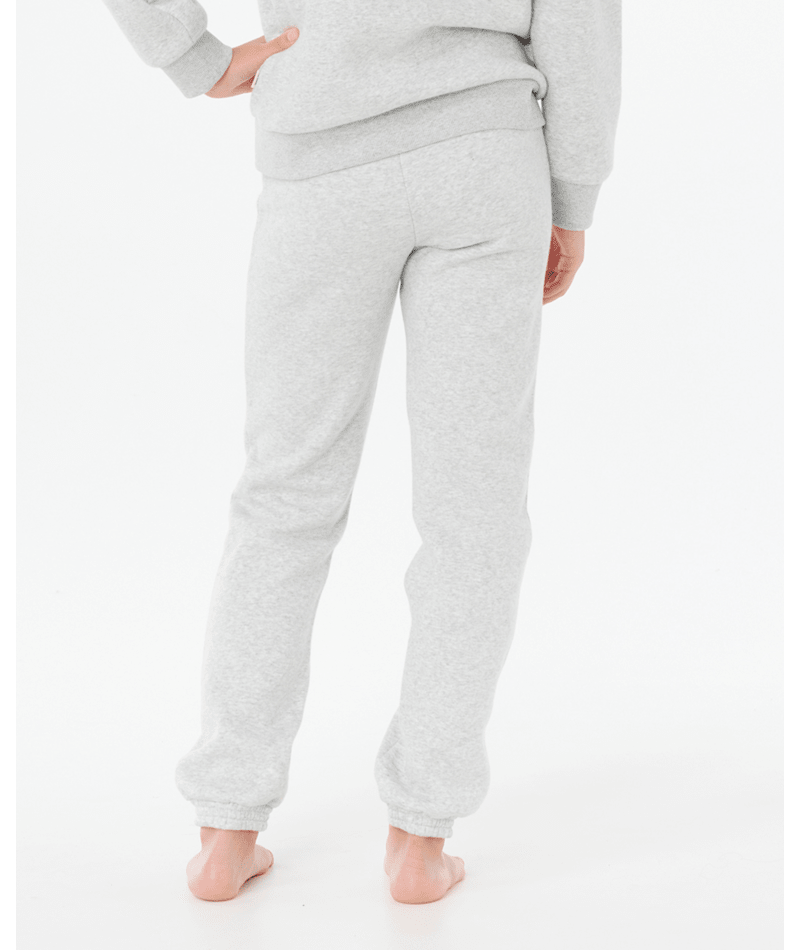 Rip Curl Varsity Track Pant-Girl in LIGHT GREY MARLE