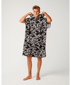 Rip Curl Sessions Hooded Towel in WASHED BLACK
