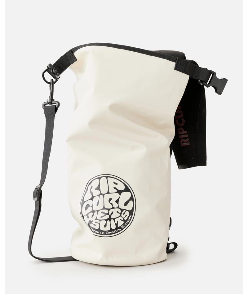 Rip Curl Surf Series 10l Barrel Bag in OFF WHITE/BLACK