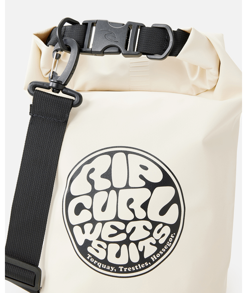 Rip Curl Surf Series 10l Barrel Bag in OFF WHITE/BLACK