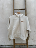 EP SURF Womens Bubble Quarter Zip Hoody - Natural