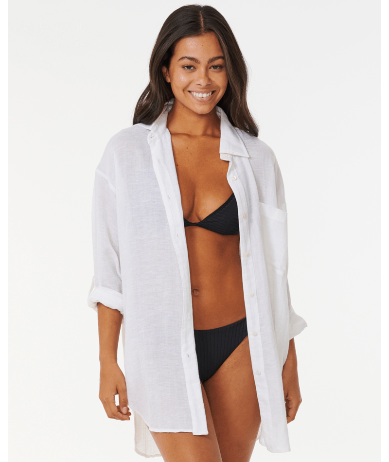 Rip Curl Premium Surf Holiday Shirt in WHITE