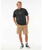 Rip Curl Classic Surf Chino Walkshort in KHAKI