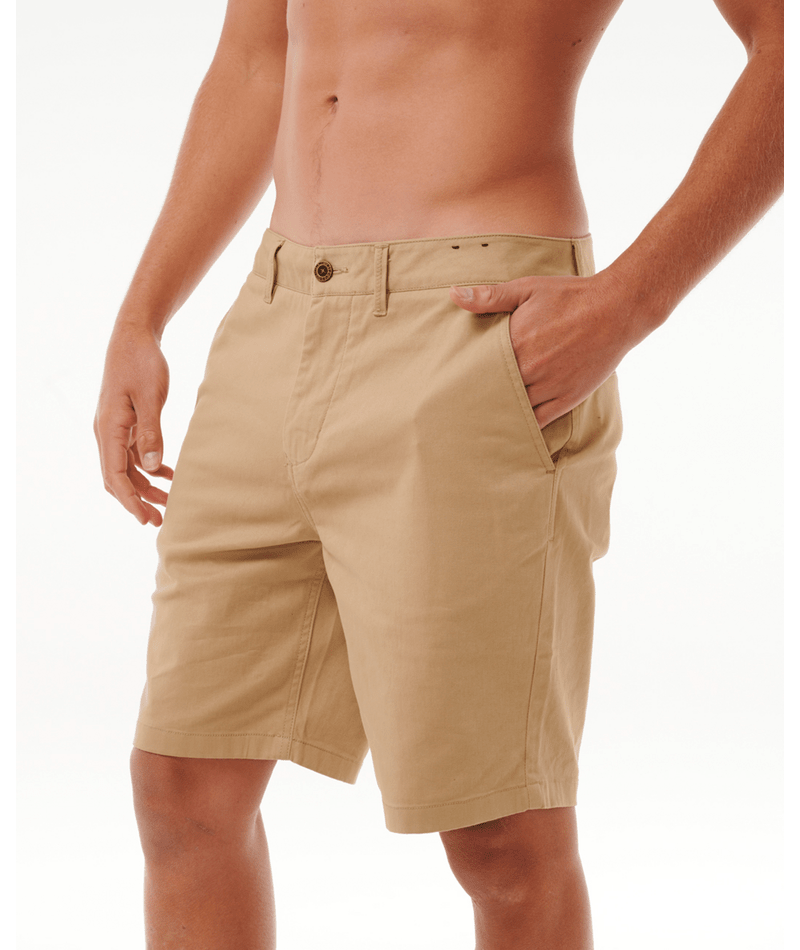 Rip Curl Classic Surf Chino Walkshort in KHAKI
