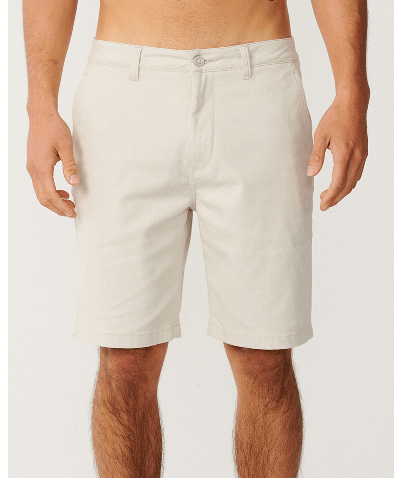 Rip Curl Classic Surf Chino Walkshort in VINTAGE WHITE