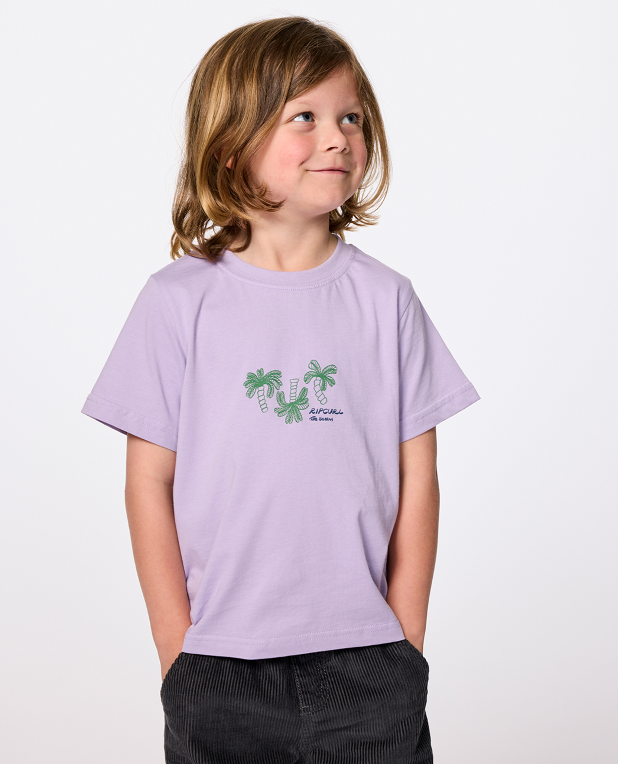 Rip Curl Aots Ty Williams Art Tee -Boy in ICED LAVENDER