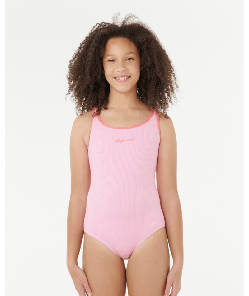 Rip Curl Premium Rib One Piece - Girl in WATERMELON