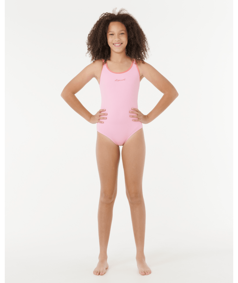 Rip Curl Premium Rib One Piece - Girl in WATERMELON
