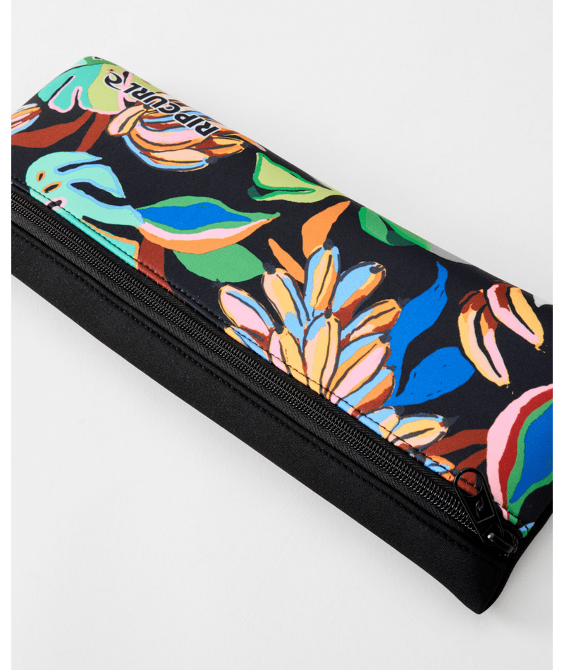 Rip Curl Long Pencil Case Variety in BLACK/GREEN