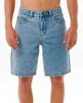 Rip Curl Super Computer Denim Walkshort in WASHED BLUE
