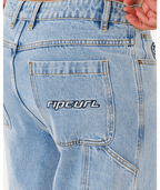 Rip Curl Nu Dose Denim Pant in WASHED BLUE