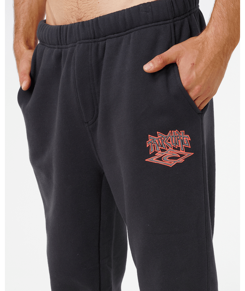 Rip Curl Liquid Trips Trackpant in WASHED BLACK