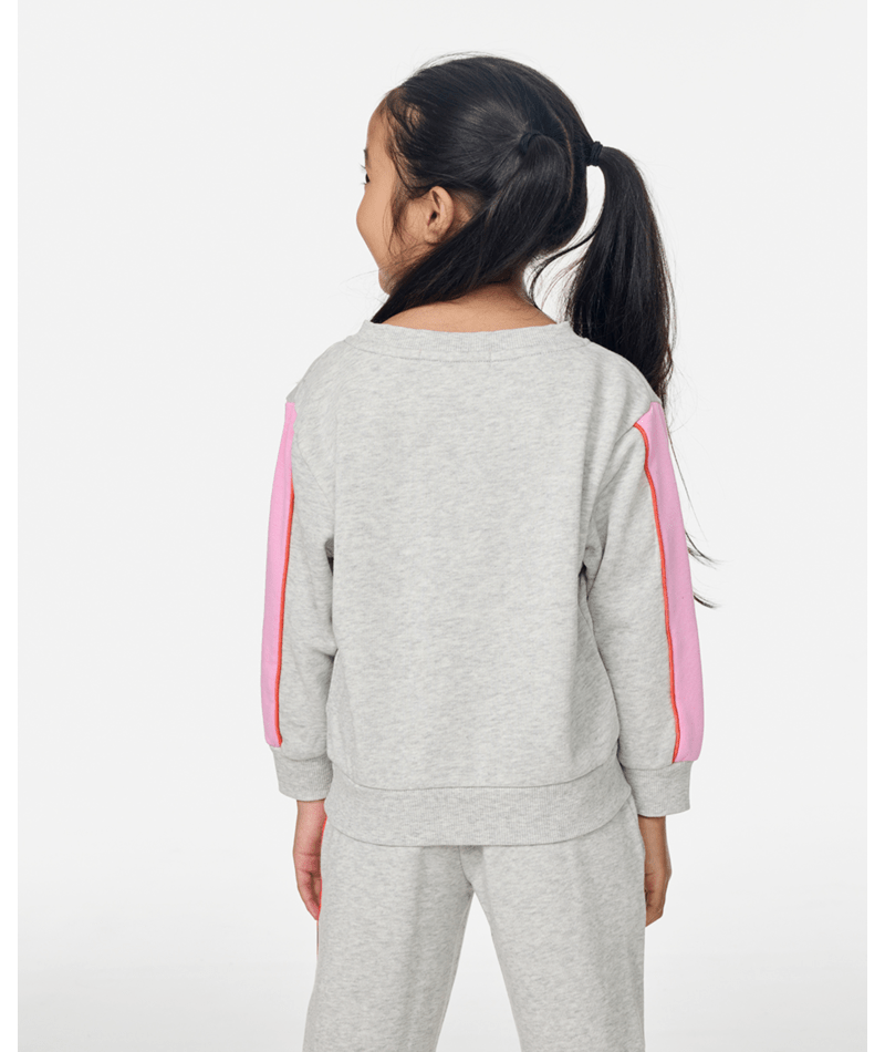 Rip Curl Sunshine Revival Crew-Girl in LIGHT GREY MARLE