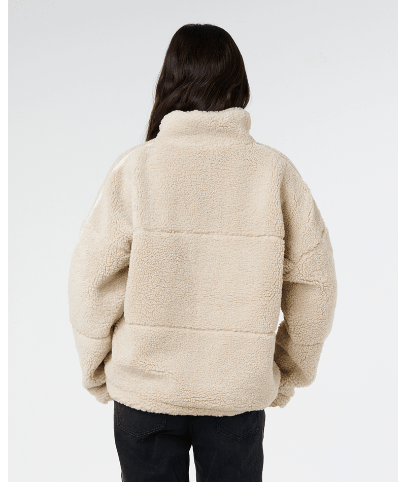 Rip Curl Cala Nights Sherpa Jacket in NATURAL