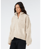 Rip Curl Cala Nights Sherpa Jacket in NATURAL