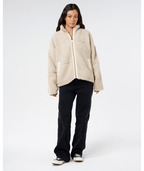 Rip Curl Cala Nights Sherpa Jacket in NATURAL