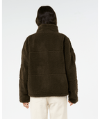 Rip Curl Cala Nights Sherpa Jacket in BLACK OLIVE