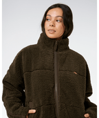 Rip Curl Cala Nights Sherpa Jacket in BLACK OLIVE