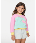 Rip Curl Surf Wave Crew-Girl in PINK