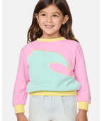 Rip Curl Surf Wave Crew-Girl in PINK
