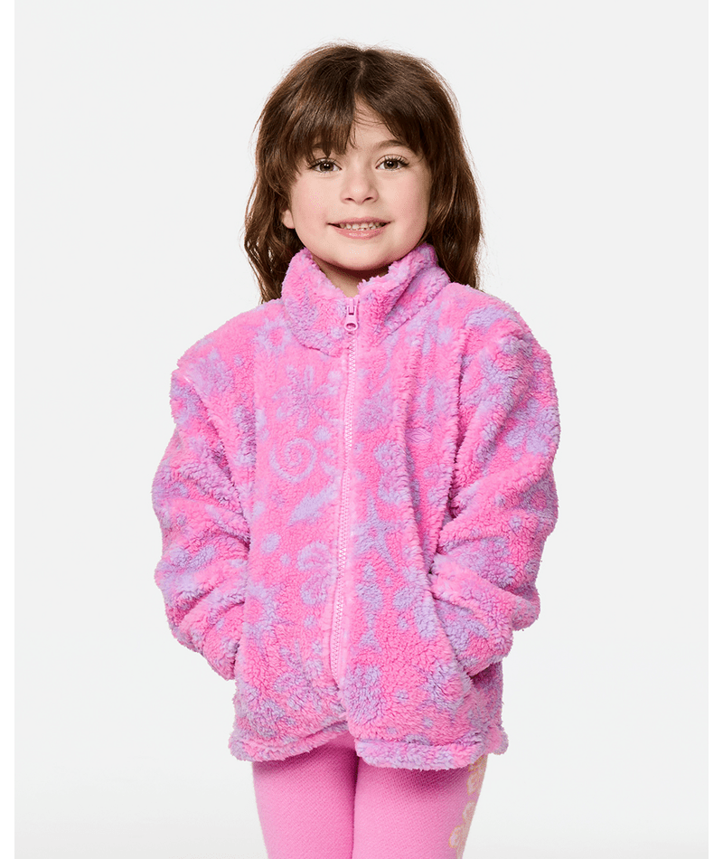 Rip Curl Sun Sesh Polar Fleece - Girl in WILD BERRY