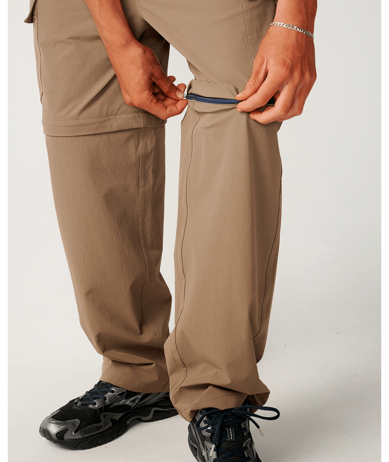 Rip Curl S-Series Zip Off Pant in WALNUT