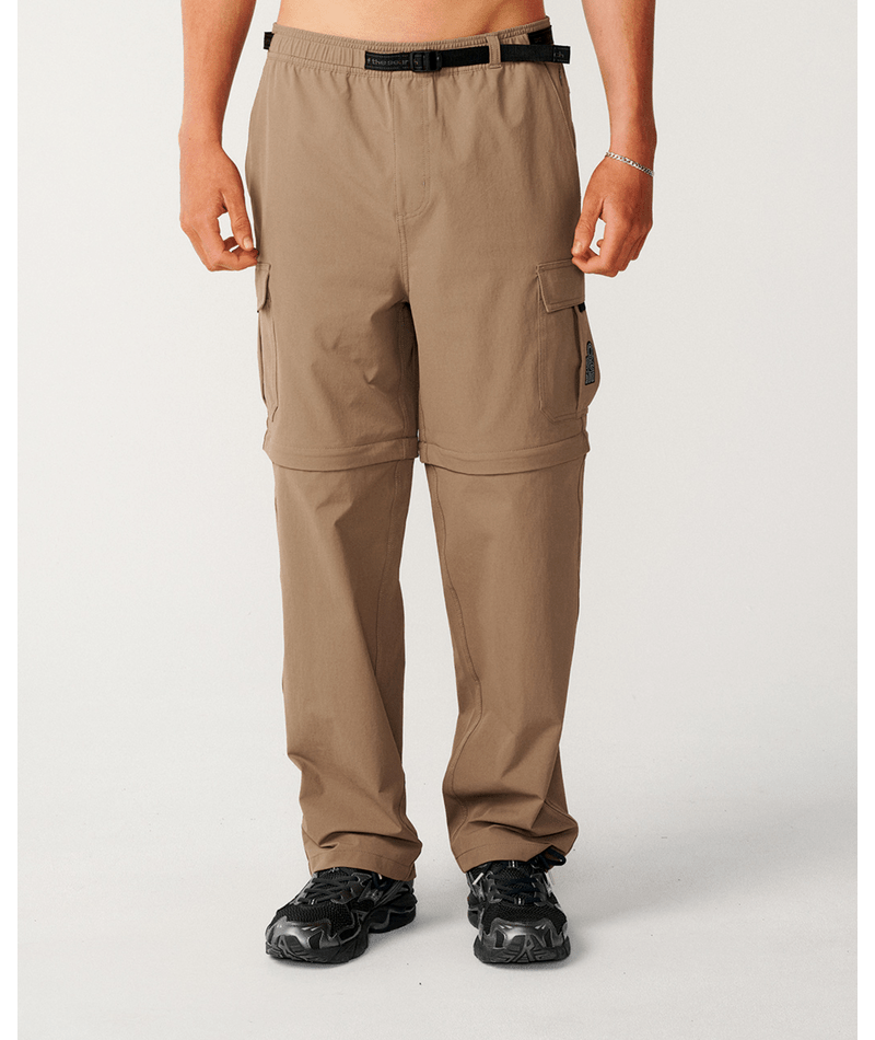 Rip Curl S-Series Zip Off Pant in WALNUT