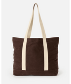 Rip Curl Mixed Logo 25l Tote in Brown/Off White