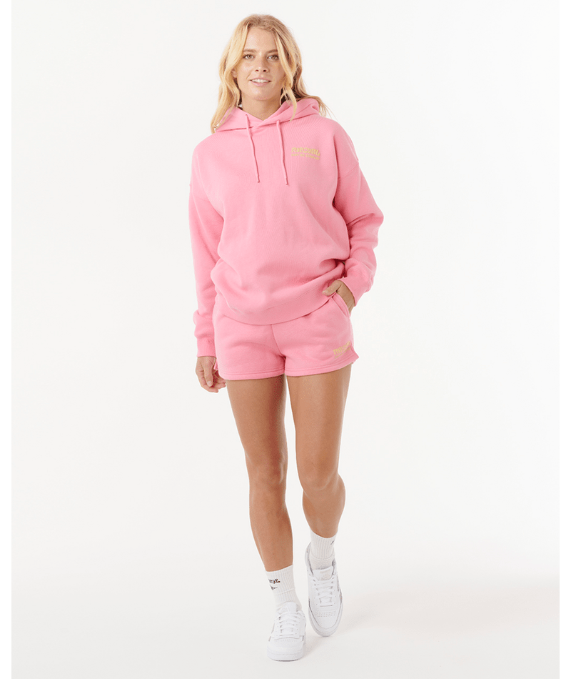 Rip Curl Surf Puff Short in PINK/ORANGE