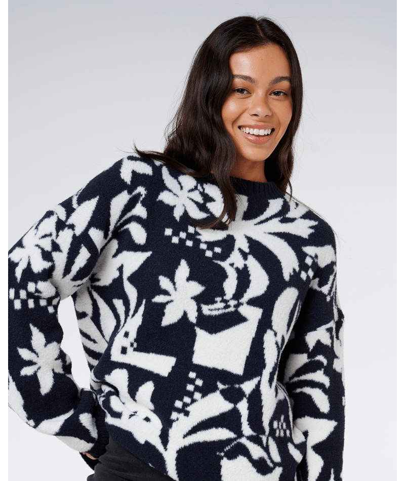 Rip Curl Catalina Islands Sweater in BLACK