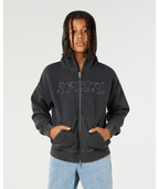 Rip Curl Liquid Trips Z/T Hood -Boy in WASHED BLACK