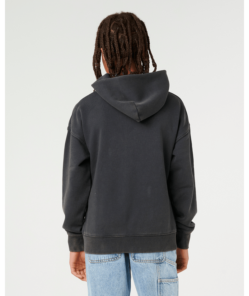 Rip Curl Liquid Trips Z/T Hood -Boy in WASHED BLACK