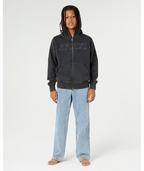 Rip Curl Liquid Trips Z/T Hood -Boy in WASHED BLACK