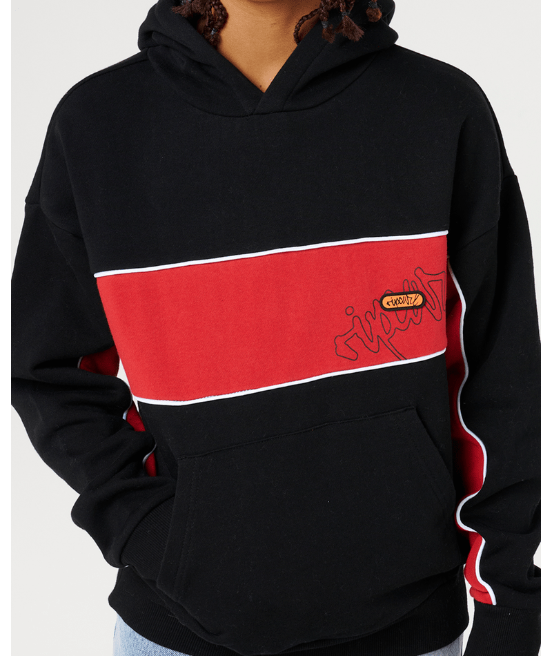 Rip Curl Panel Beater Fleece-Boy in BLACK