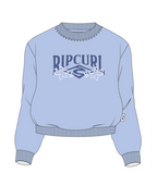 Rip Curl Tropical Cropped Crew - Girl in SKY BLUE