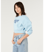 Rip Curl Tropical Cropped Crew - Girl in SKY BLUE